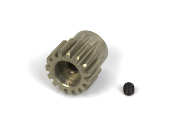 MV150625.jpg Alumiinium pinion 15T (0.8 M/32DP 3.175 võll) - Image 1