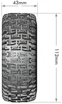 Tires & Wheels SC-PIONEER (Removable Hex 4pcs) Soft (2) - Image 4