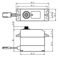 Savöx digitaalne veekindel servo SW-0230MG Plus HV 8.0kg/0.13s - Image 2