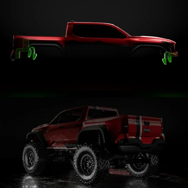 BittyDesign T-400 1/18 Clear Body Traxxas TRX-4M Pre-cut - Image 9