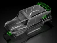 BittyDesign W464 1/18 Clear Body TRAXXAS TRX-4M Pre-cut - Image 7