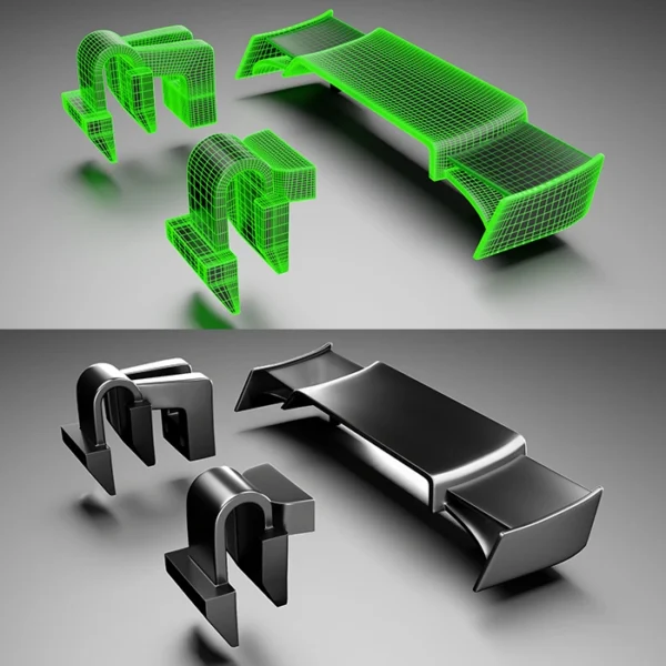 BittyDesign W464 1/18 Clear Body TRAXXAS TRX-4M Pre-cut - Image 8