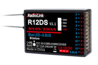 RadioLink vastuvõtja R12DS 12 kanalit (AT9, AT9S, AT10, AT10ll)
