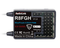 RadioLink Receiver R8FGH 8-channels HV with Voltage cable