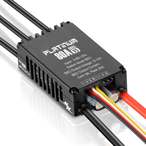 Hobbywing Platinum 80A ESC 3-8S V5 - Pilt 4