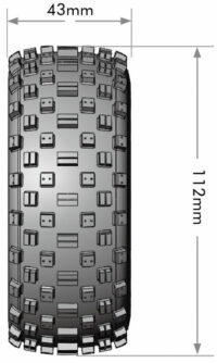 Tires & Wheels SC-ROCK (Removable Hex 4pcs) Soft (2) - Pilt 4