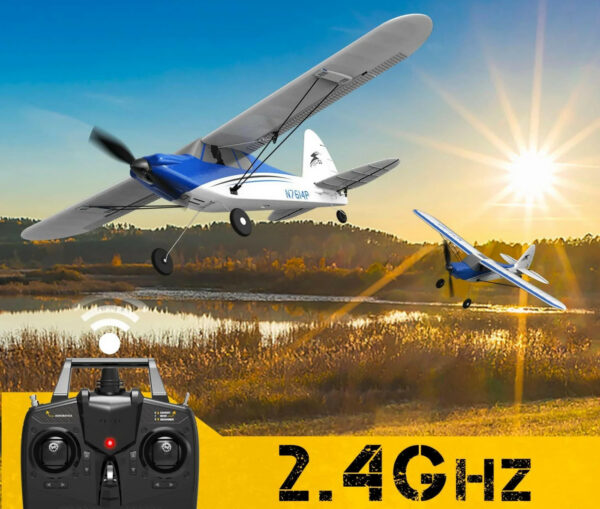 Sport Cub 500 - 500mm güroskoobiga lennuk RTF - sinine - Pilt 5