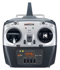 RadioLink T8FB Mode-1 saatja koos 2x R8EF vastuvõtjaga