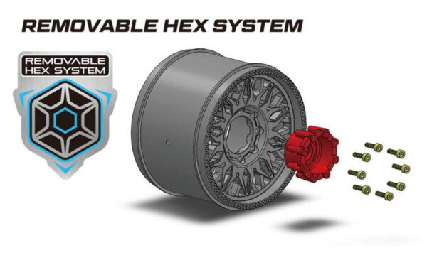 Tires & Wheels MT-PIONEER 1/10 Soft (Eemaldatav 12, 14 & 17mm Hex) (2) - Pilt 4