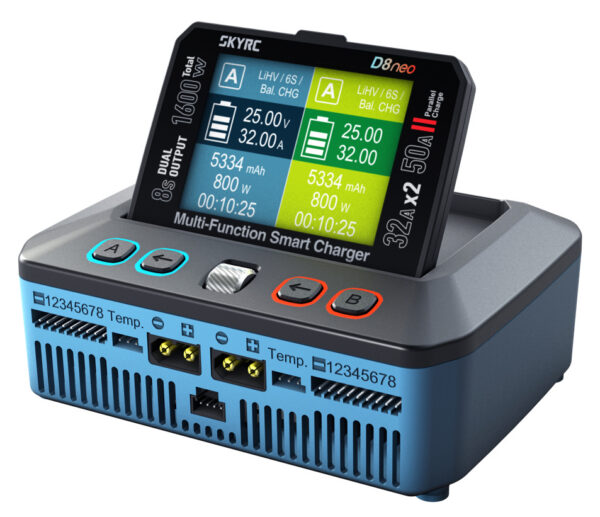 SkyRC D8neo Smart Balance Dual Charger 1600W - Pilt 3