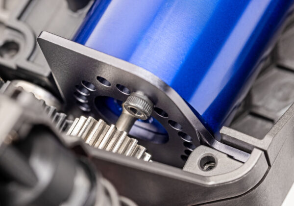 Gray Aluminum Motor Plate and Gear Cover - Pilt 2