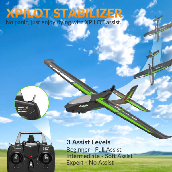 Ranger 600 - 600mm güroskoobiga plaaner RTF - must - Pilt 6