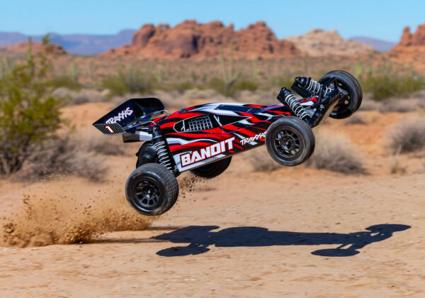 Traxxas Bandit 2WD RTR HD Punane (aku ja USB-C laadijaga) - Pilt 4