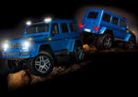 LED light set, complete with power supply (contains headlights, tail lights, roof lights, & distribution block) (fits #8811 body) - Pilt 2