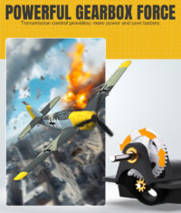BF109 - 400mm güroskoobiga lennuk RTF - Pilt 9