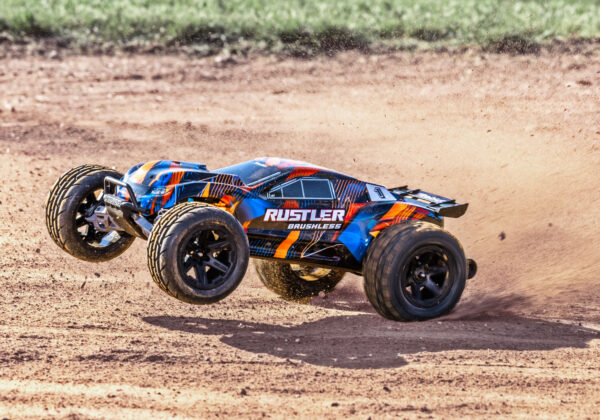 Traxxas Rustler 2WD VX3 Oranž - Pilt 5