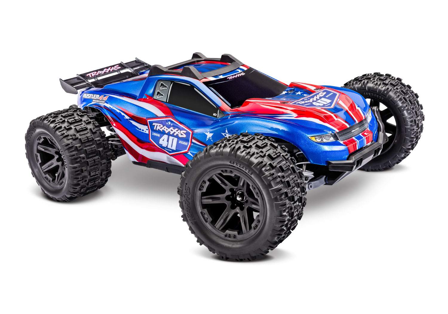 fed6910c-4465-4180-bc45-3b05388f9d9f.jpg Traxxas Rustler 4x4 VX3 40th Edition - Image 1
