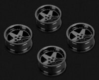 Tires & Wheels Drift / 5-Spoke Black (2,4,6,8mm Offset) 12mm Hex (4) - Image 2