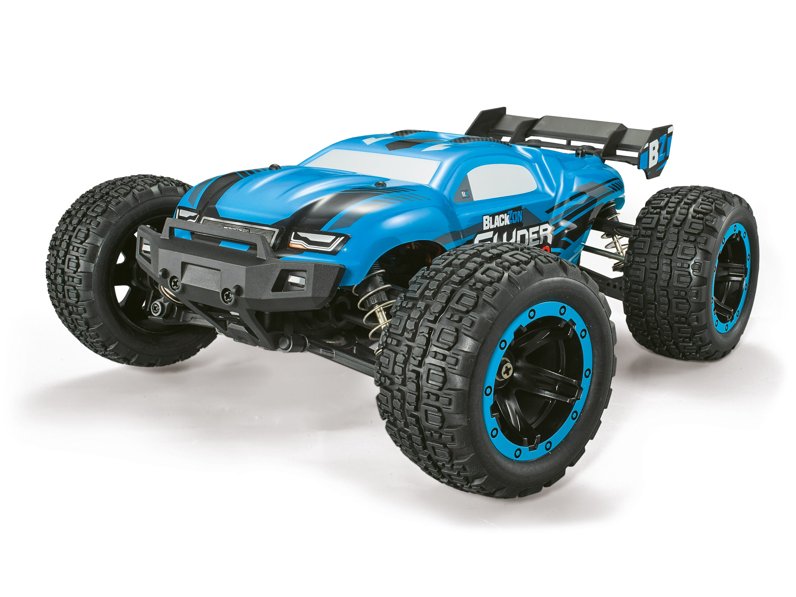 36176e72-324a-46ce-88a9-3bdf50cd0489.jpg BlackZon Slyder ST Turbo 1/16 4WD 2S Harjavaba Stadium Truck - Sinine - Pilt 1