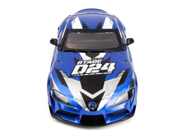 HPI Stage-D24 tagaveoline driftikas 2024 Toyota GR Supra metallik sinine - Pilt 15