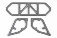 Bumper Rear Gray Slash 2WD